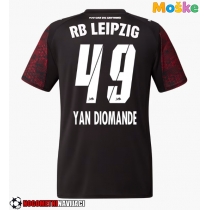 Moške Nogometnih dresov RB Leipzig Yan Diomande #49 Tretji 2025-26 Kratki rokavi